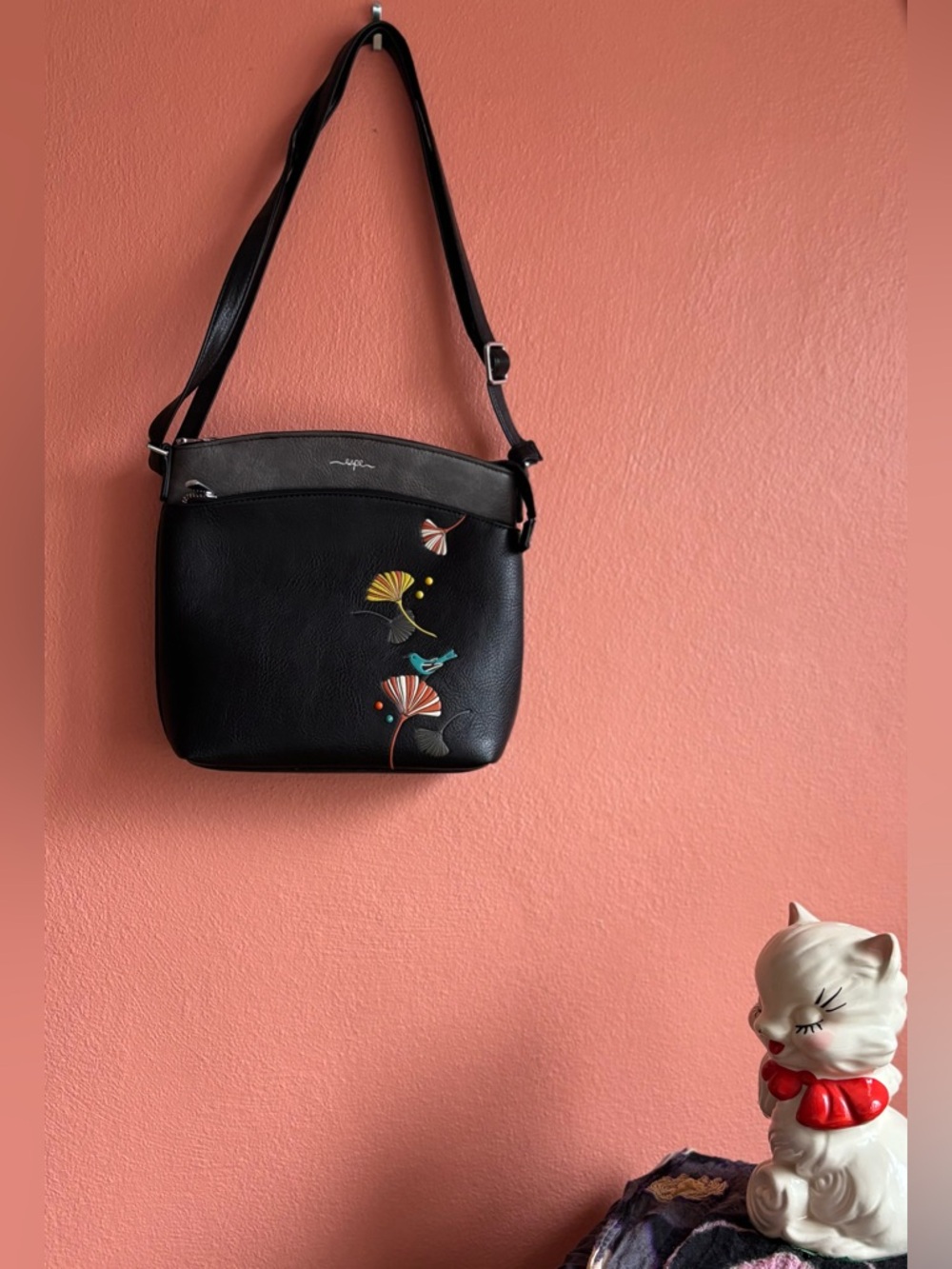 Espe Vegan Leather Crossbody Bag - Picture 2 of 7